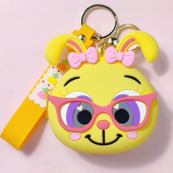 Wholesale   cartoon  keychain cute  coin purse pendant