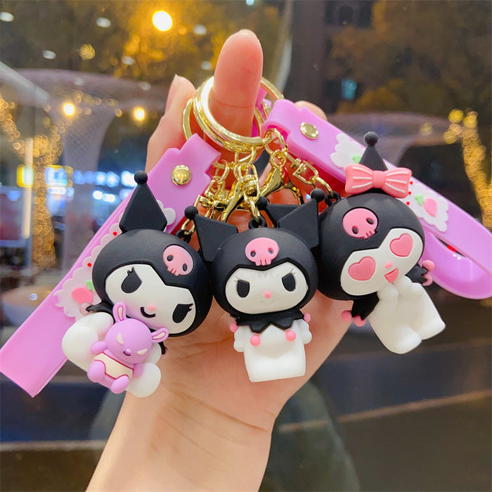 Wholesale Soft Rubber Cute Keychain JDC-KC-YueW001