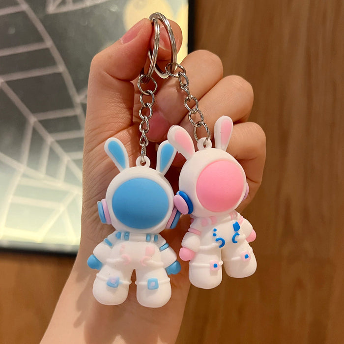 Wholesale Cartoon keychain 3D exquisite three-dimensional bag pendant