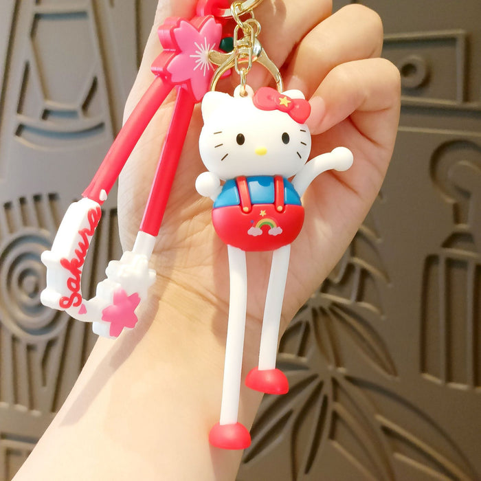 Wholesale Cute 3D Doll Silicone Keychain JDC-KC-MingT139