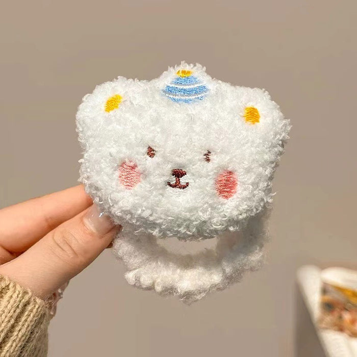 Wholesale plush bear Hair Scrunchies