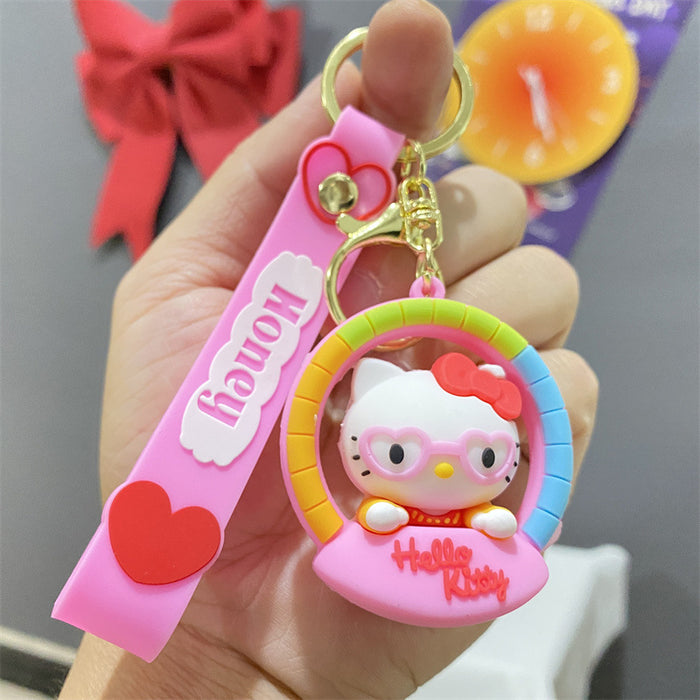 Wholesale PVC Cute Cartoon 3D Doll Keychain JDC-KC-WuYi260