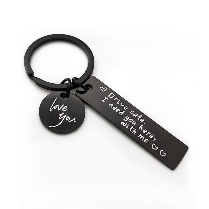 Wholesale You Are A Key Part of You Stainless Steel Keychain JDC-KC-TangMumao003