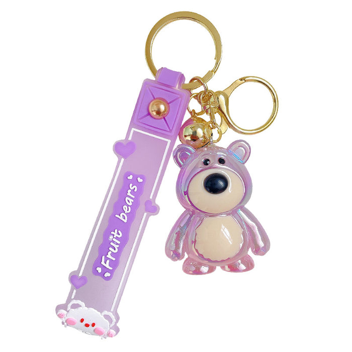 Wholesale Acrylic Doll Bear Keychain JDC-KC-WoA019