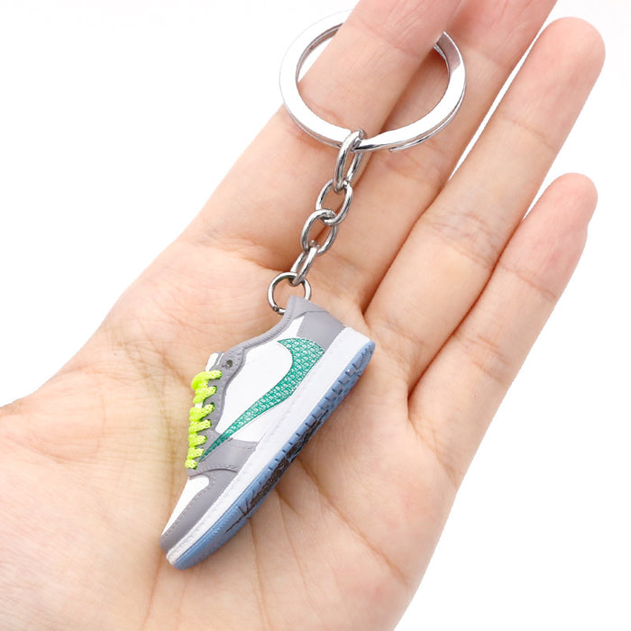 Wholesale PVC Basketball Shoe Model Keychain JDC-KC-QLPing013