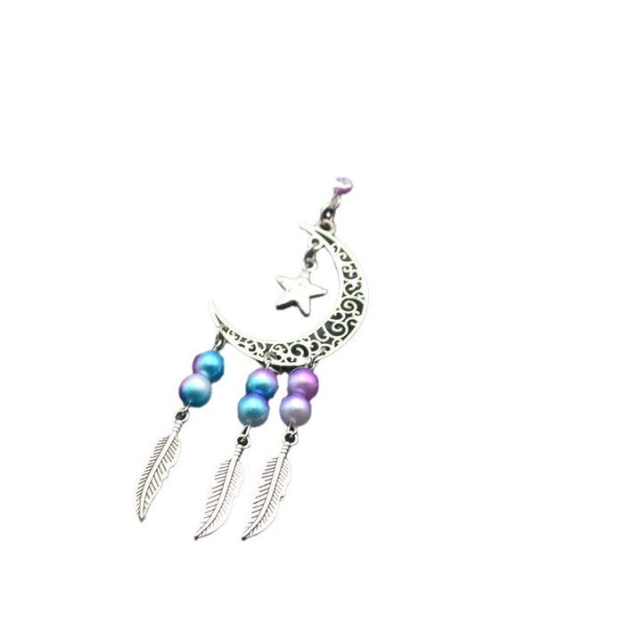 Wholesale Metal Butterfly Dreamcatcher Keychain Mediterranean Style Car Key Accessory MOQ≥50