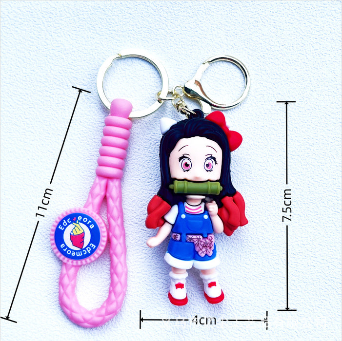 Wholesale PVC Cartoon Doll Keychain JDC-KC-YiChen001