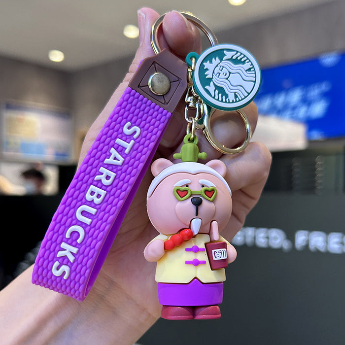 Wholesale Cartoon Silicone Keychains (F) JDC-KC-ZiXing004