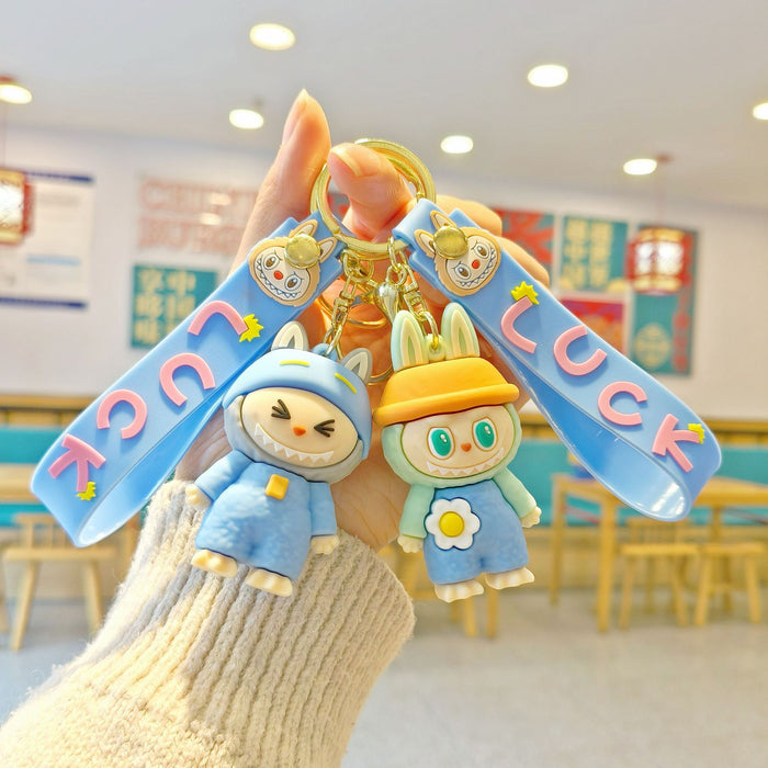 Wholesale Cartoon Little Sheep Doll Keychain Couple Backpack Pendant Wholesale