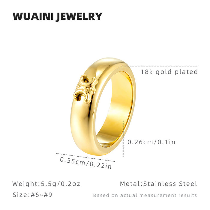Wholesale Fashion light luxury ring, women's simple and high-end ring wholesale