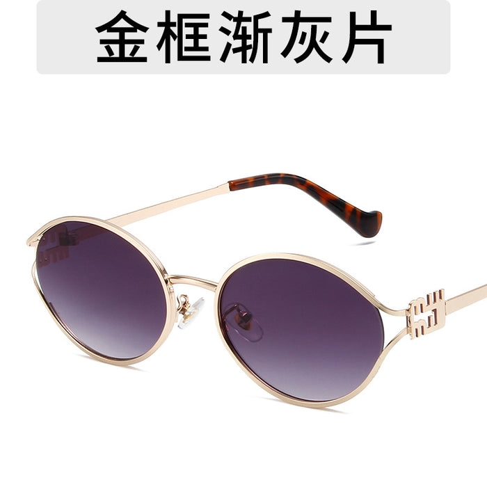 Wholesale Metal Open Sunglasses Personalized Sunglasses Outdoor Travel Fashion Street Photography Glasses