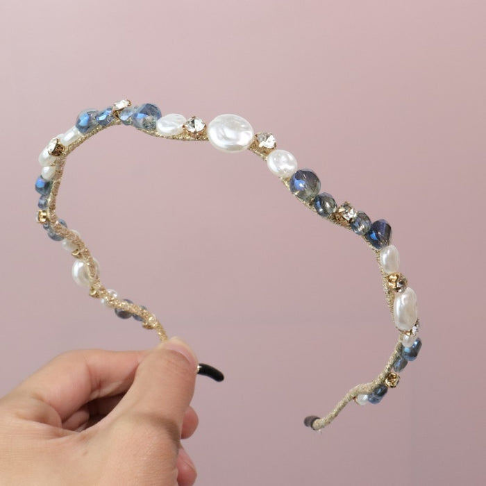 Wholesale Crystal Pearl Headband JDC-HD-ZC016