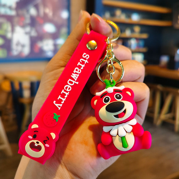 Wholesale Cartoon Doll Silicone Keychain JDC-KC-Tingm129