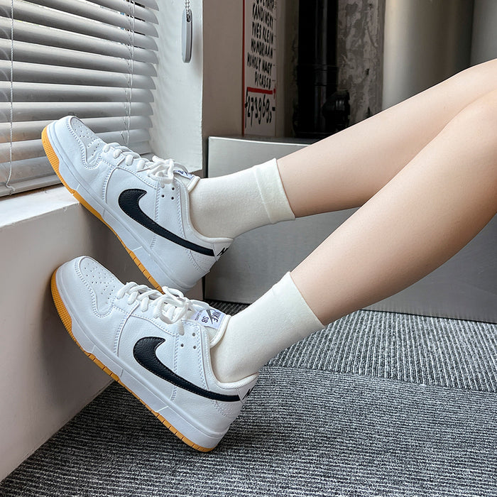 Wholesale Pure cotton boneless socks, children's mid tube socks, loose mouth solid color stacking socks