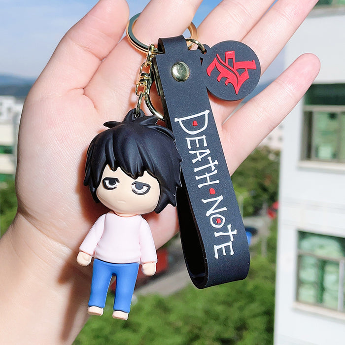 Wholesale Cartoon Silicone Doll Keychain JDC-KC-QiChao031