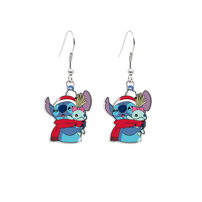 Wholesale Cartoon Christmas Stainless Steel Earrings JDC-ES-XiangL043