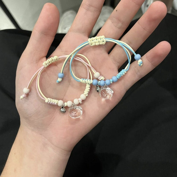 Wholesale Cartoon handmade braided bracelet,  sweet and girly