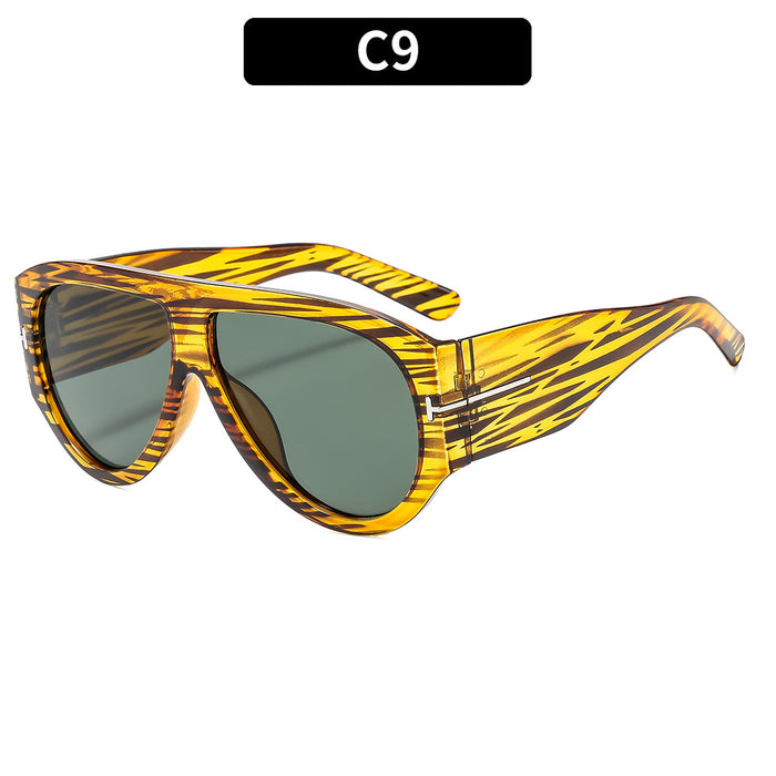 Wholesale Large Frame T-shaped Sun Protection Sunglasses