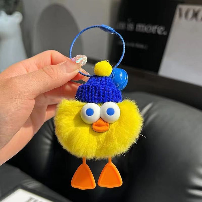 Wholesale Plush Duck Keychain JDC-KC-ShiM009