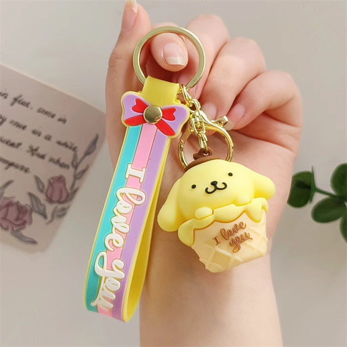 Wholesale Cartoon Silicone Doll Keychain JDC-KC-HaoXi012