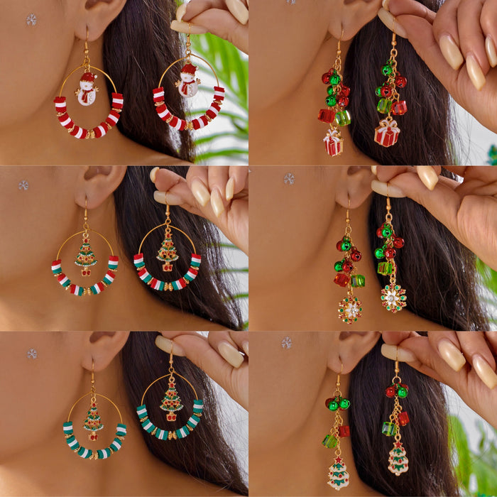 Wholesale Christmas Tassel Fashionable and Simple Earrings
