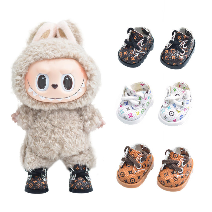 Wholesale Shoes Cotton Doll Clothes Pendant Leather Shoes