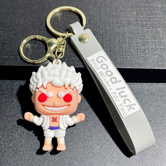 Wholesale Cartoon Silicone Doll Keychain JDC-KC-QiChao047