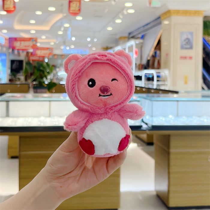 Wholesale  Cute Beaver Pendant Plush Toy Doll  Bag Pendant Keychain