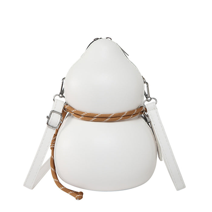 Wholesale Stylish Gourd Shape Small PU Shoulder Bag Fashion Crossbody Bag Everyday Wear Boutique Resale