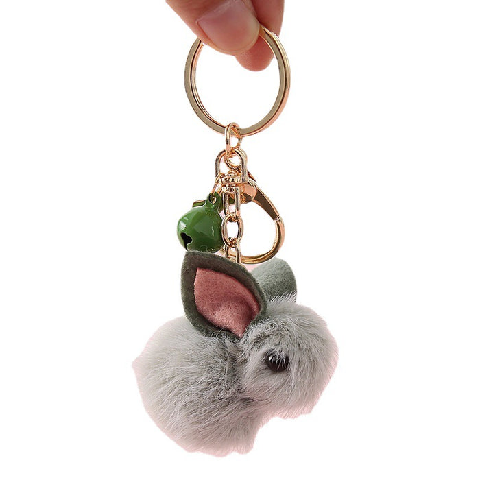 Wholesale Cute Cartoon Teddy Car Wool Felt Keychain JDC-KC-WeiL001