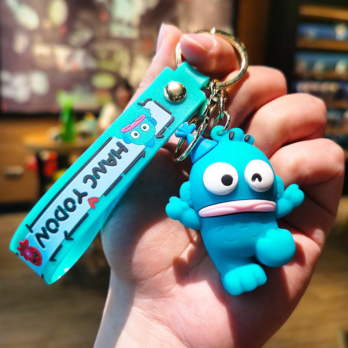 Wholesale Cute Fish Pvc Keychain Couple Doll Car Keychain