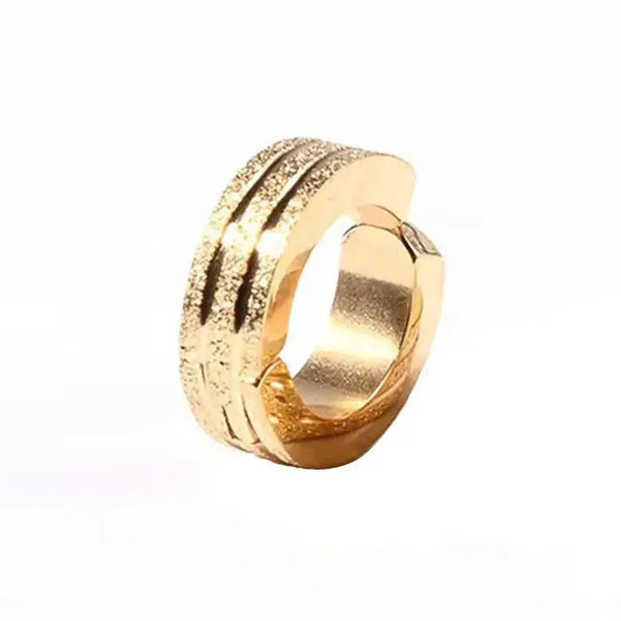Wholesale High end earrings with frosted ear bone clips, fashionable and personalized temperament