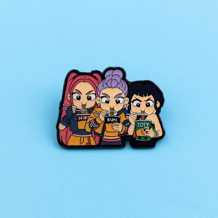 Wholesale 5pcs KPOP Metal Brooch for Backpacks Women' s Brooch