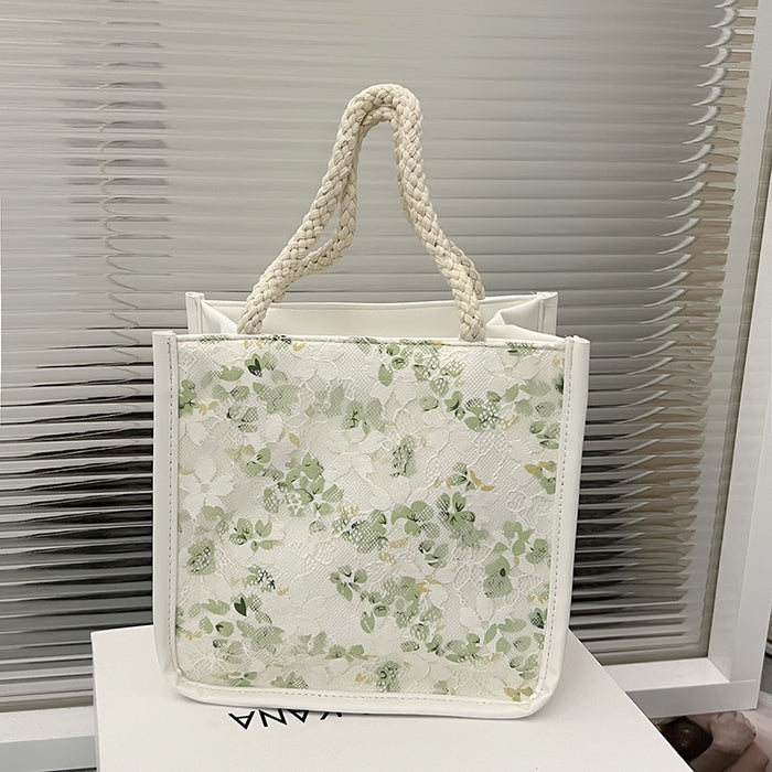 Wholesale Canvas Bucket Bag Cute Floral Pattern for Girls
