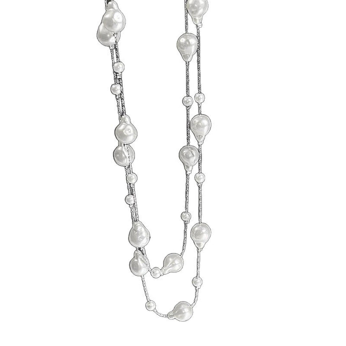 Wholesale Imitation Pearl Necklace for Women, Clavicle Chain, Accessible Luxury, Niche Elegant Necklace