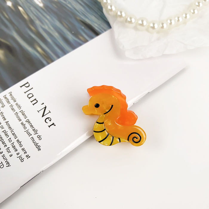 Wholesale Acetate Dolphin Hair Clip Ocean Conch Design Fashion Accessory Gift
