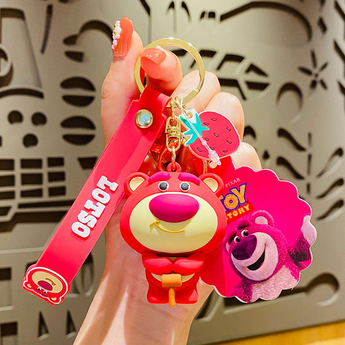 Wholesale Plastic Cartoon Doll Keychain JDC-KC-HongL002