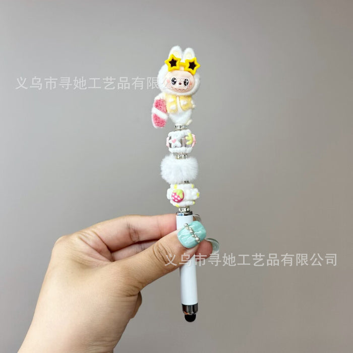 Wholesale DIY Cute Beaded Pen for Mobile Phones and Tablets Touch Screen Gel Ballpoint Pen