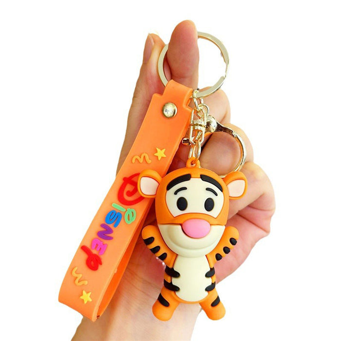 Wholesale Cartoon Silicone Doll Keychain JDC-KC-QiChao013