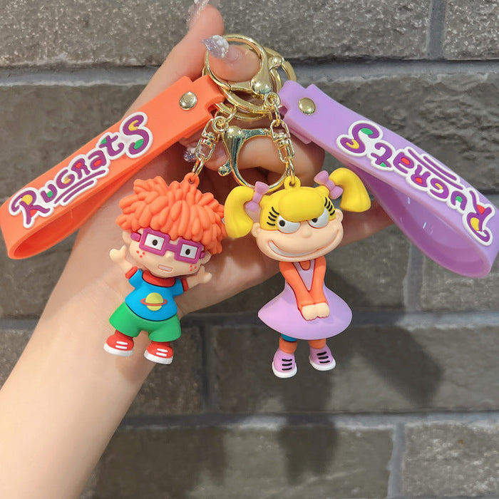 Wholesale Keychains PVC Hardware Cute Cartoon (M) JDC-KC-JCai069