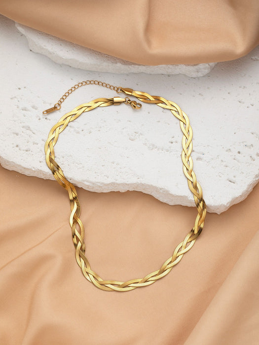 Wholesale Stainless Steel Clavicle Chain Necklace — Asymmetrical Design featuring a Bowknot  Rhinestone Accents  and Heart Pendant