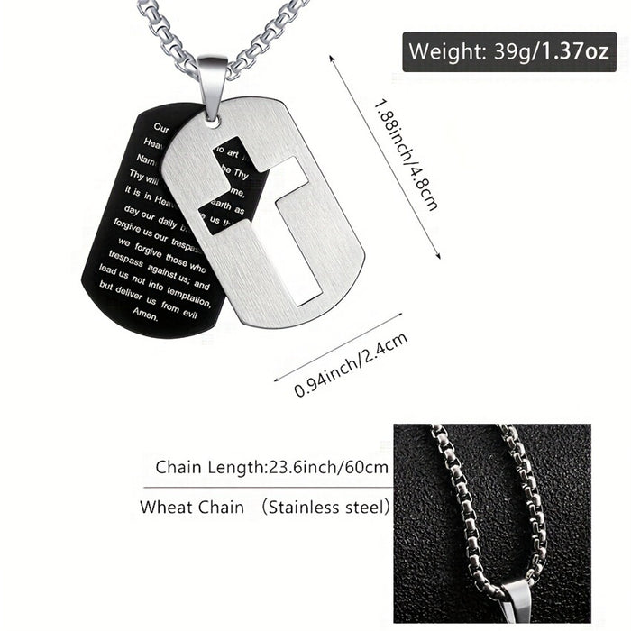 Wholesale Stainless steel cross necklace inspired necklace pendant jewelry