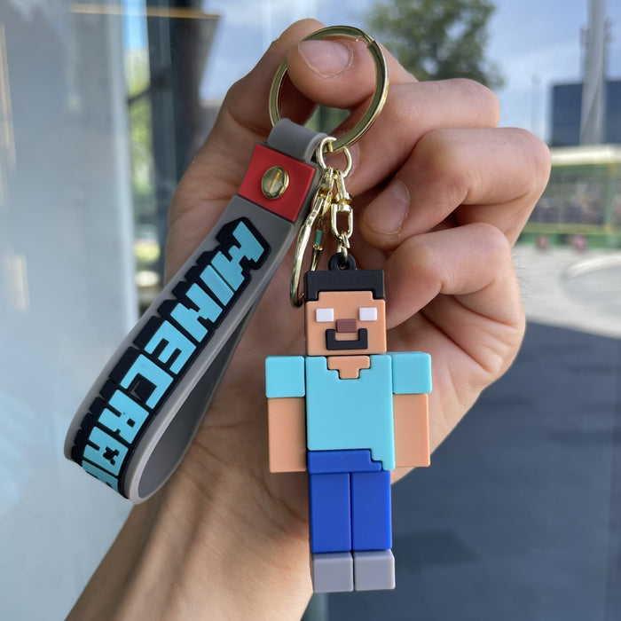 Wholesale Cartoon Figure Building Block Keychain