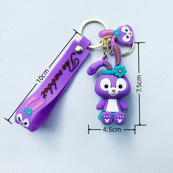 Wholesale PVC Cartoon Doll Keychain JDC-KC-WuYi095