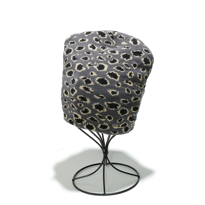 Wholesale Leopard Print Knitted Hat