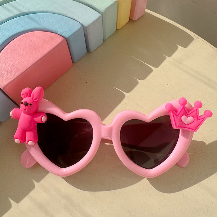 Wholesale Plastic Anti-UV Cartoon Children's Sunglasses JDC-SG-Mangg001