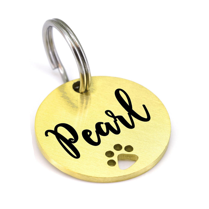 Wholesale Stainless steel pet tag double-sided engraved electroplated hang tag