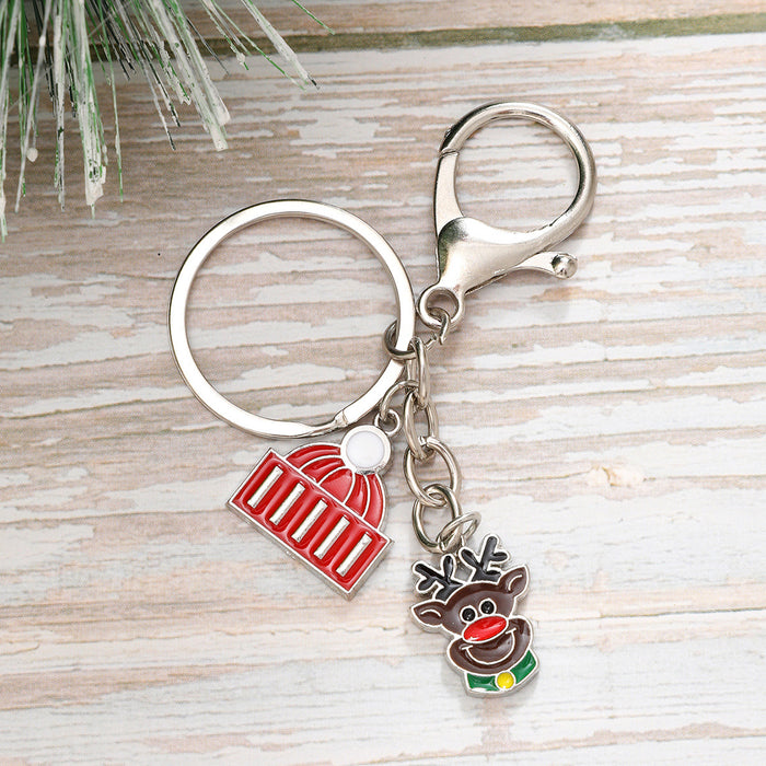 Wholesale Christmas Alloy Keychain JDC-KC-YiTian021