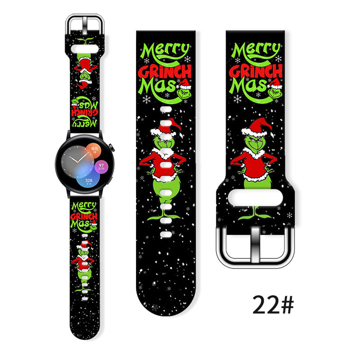 Wholesale Printed Tpu Watch Strap Wrist Strap JDC-WD-NuoQi063