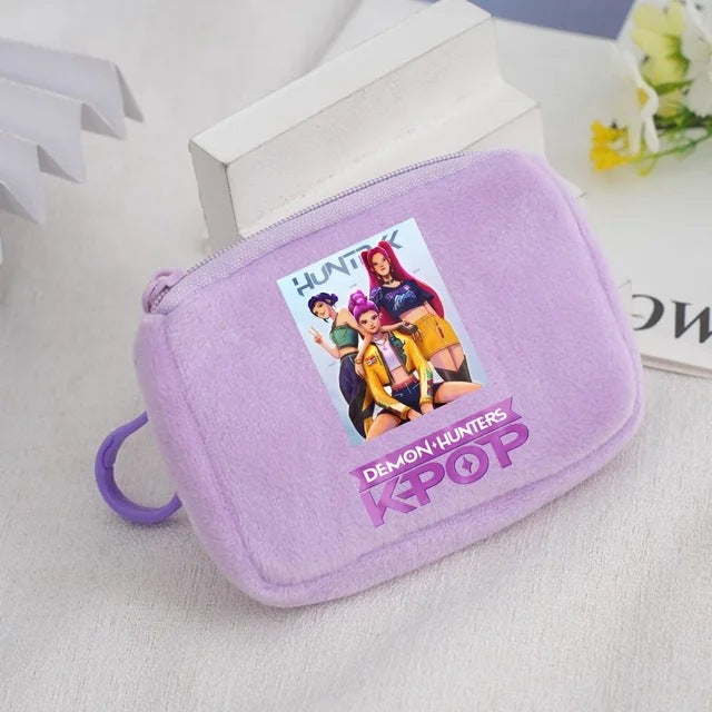 Wholesale KPop Devil Hunter Animal Coin Purse Cute Nylon Portable Wallet Casual Everyday Gift